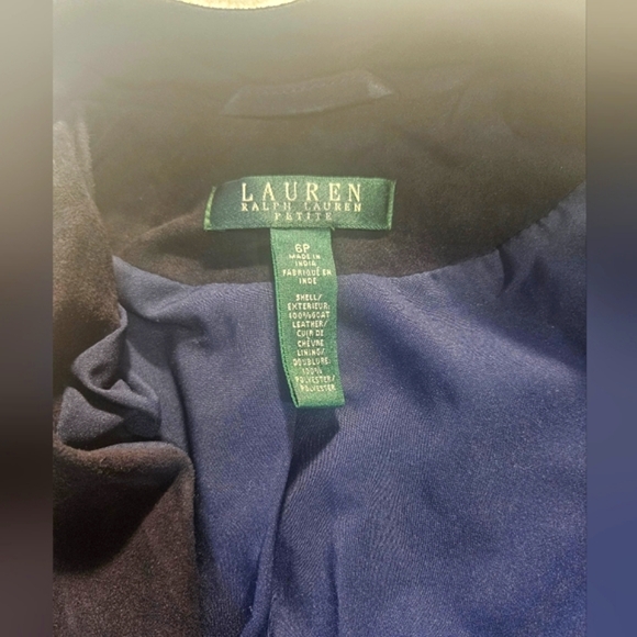 LRL Suede Military Blazer - Picture 5 of 9